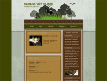 Tablet Screenshot of camanovetclinic.com